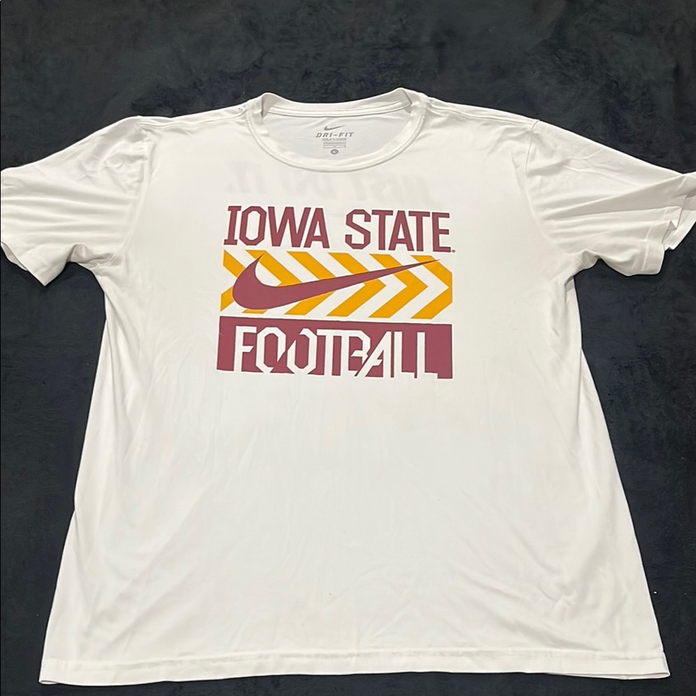 Nike Iowa State Football White T-Shirt